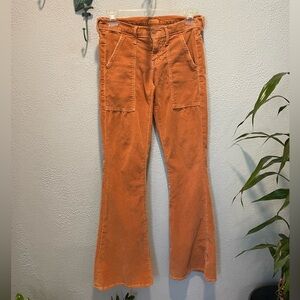 MOTHER Denim Bell Bottom Corduroy Pants Size 25